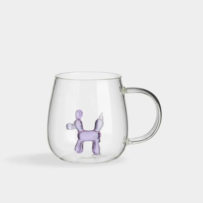 Mug, 400 ml, Glass B, Dog, Shape
