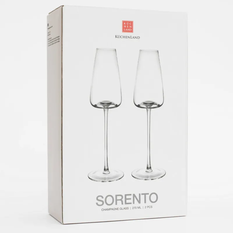 Drinking glass, 270 ml, 2 pcs, glass, Sorento, image-5