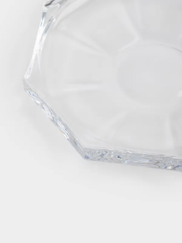 Dish, 18x3 cm, glass, Edges, Terlano, image-3