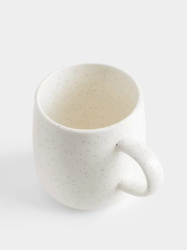 Mug, 500 ml, porcelain N, milk, Dots, Boho, image-1