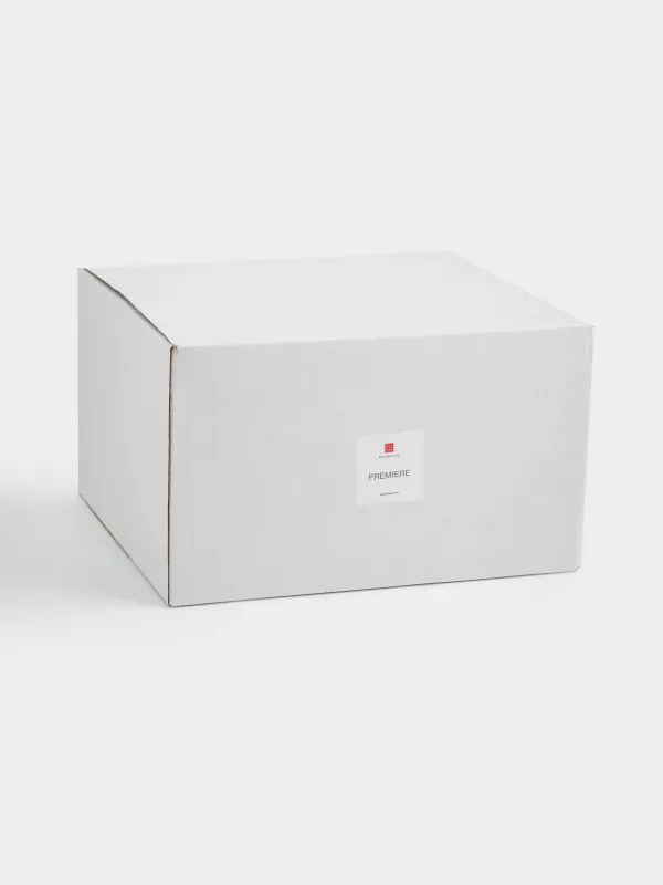 Jewelry box, 27x14 cm, PU leather / MDF, grey, Premiere, image-7