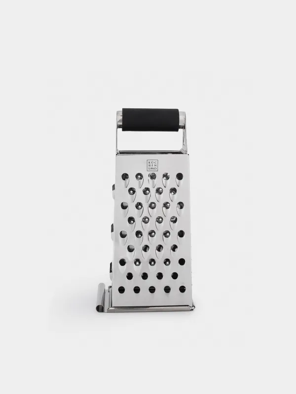Grater, 24 cm, four-sided, black, Kitchen tools, image-0