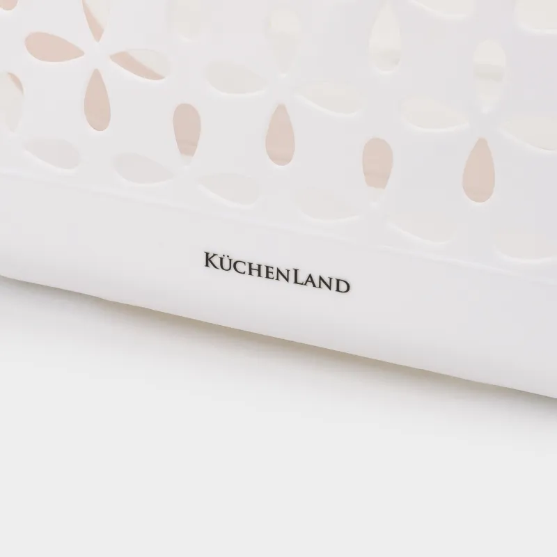 Laundry basket, 25x34x48 cm, folding, plastic / rubber, beige-pink, Foldaway, image-6