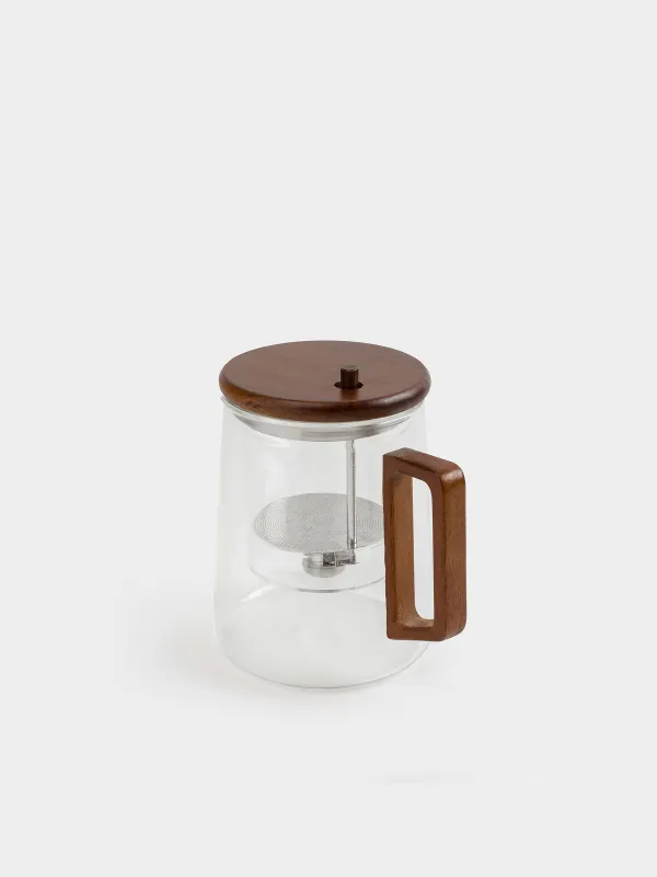 Teapot, 600 ml, glass B, Clear wood, image-3