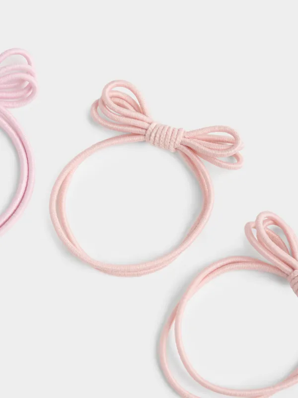 Hair tie set, 5 cm, 4 pcs, for children, polyester, Gracile, image-2