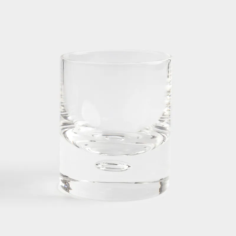 Drinking glass, 9 cm, 240 ml, 2 pcs, glass, Bubble, Dew, image-1