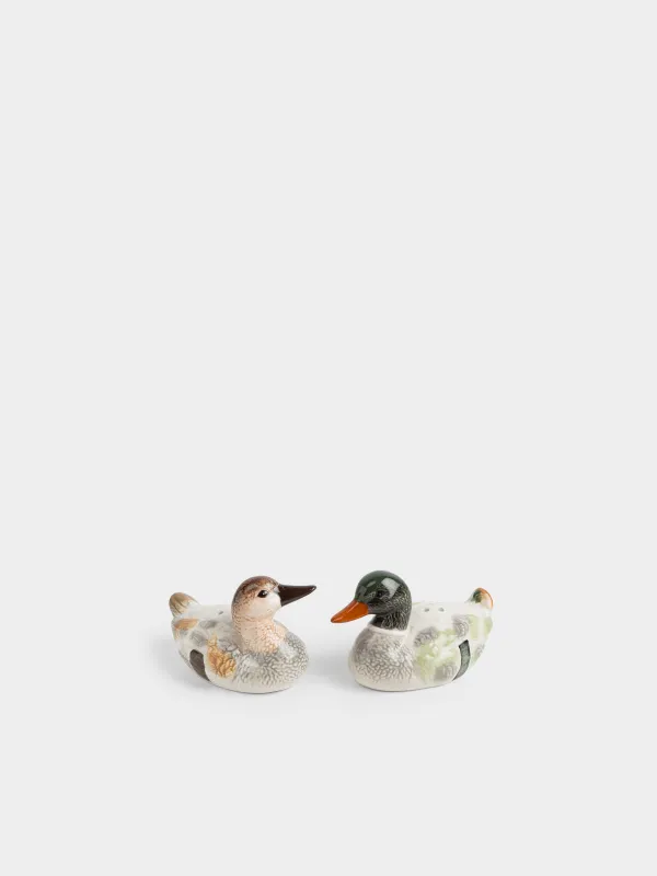 Salt and pepper set, 10 cm, ceramic, Duck, Duck, image-0