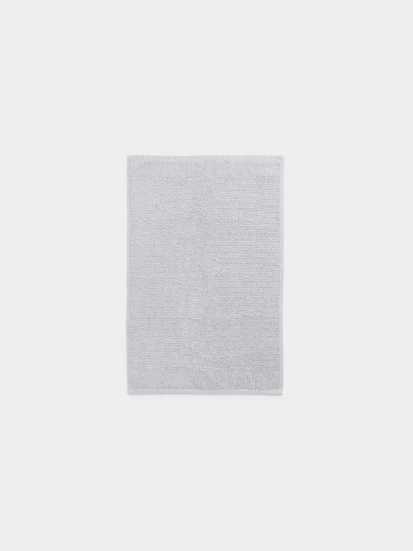 Towel, 40x60 cm, cotton, light grey, Terry cotton, image-1