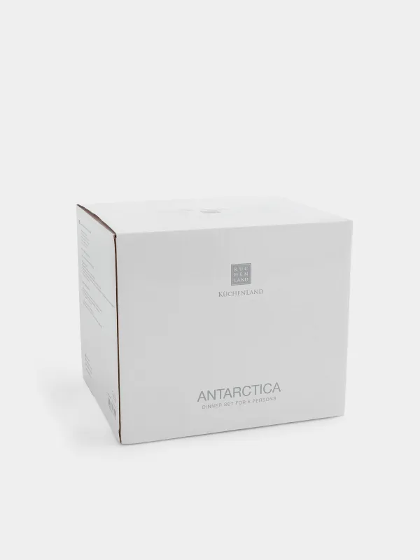 Dining set, 6 pers, 19 pr, porcelain F, Antarctica, image-9