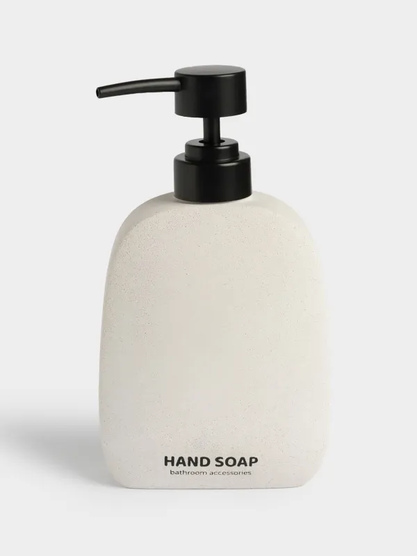 Liquid soap dispenser, 160 ml, cement / plastic, Sand, Severe, image-0