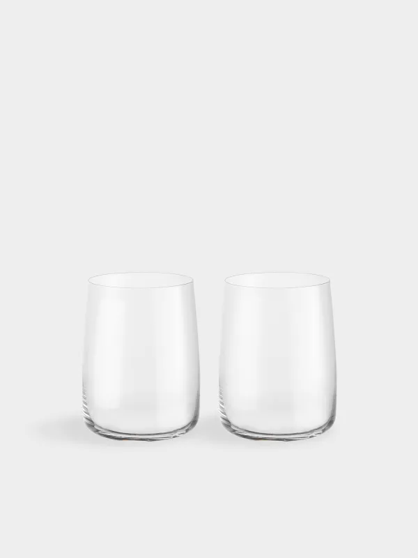 Glass, 11 cm, 450 ml, 2 pcs, crystal glass, Lienza, image-0