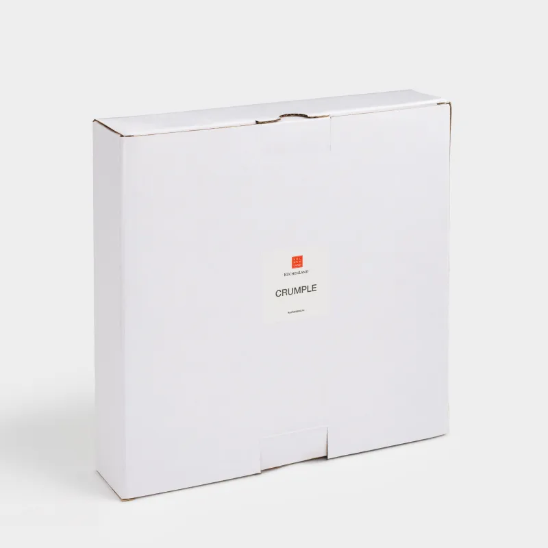 Dinner plate, 25 cm, porcelain N, milk, Crumpled effect, Crumple, image-5