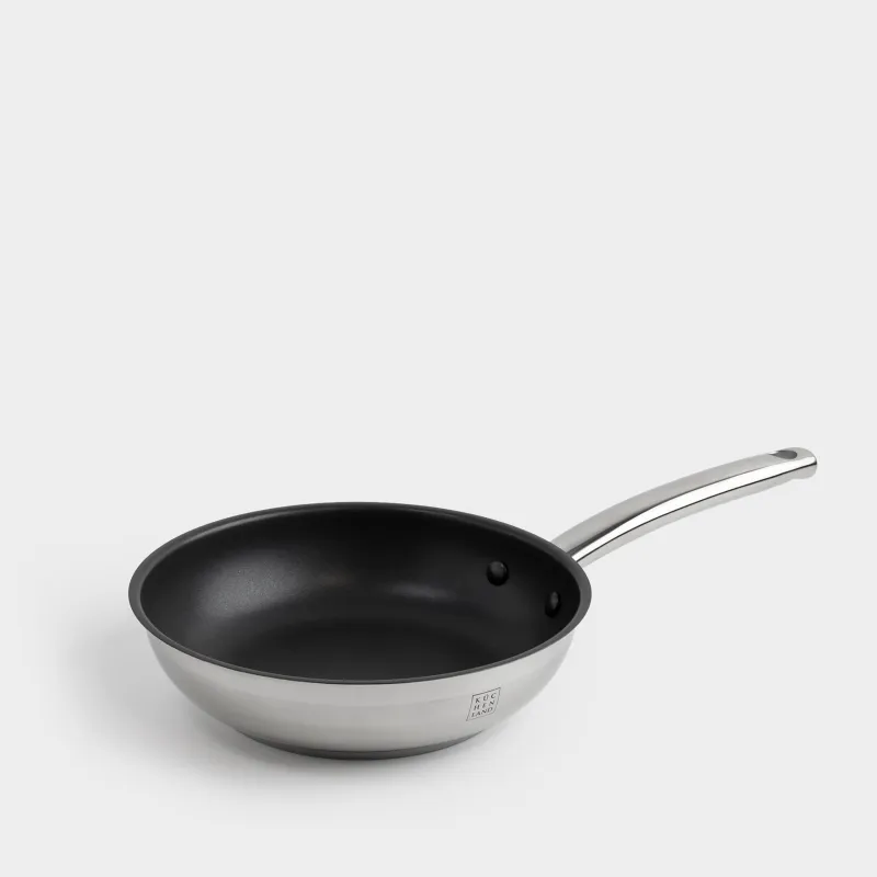 Frying pan, 20 cm, coated, steel, Silver Stone