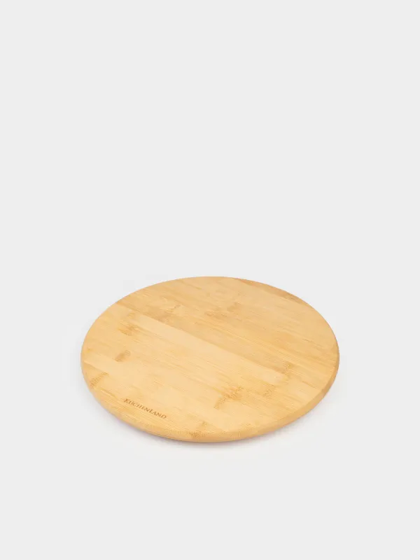 Serving dish, 30 cm, rotating, bamboo, Bamboo, image-3