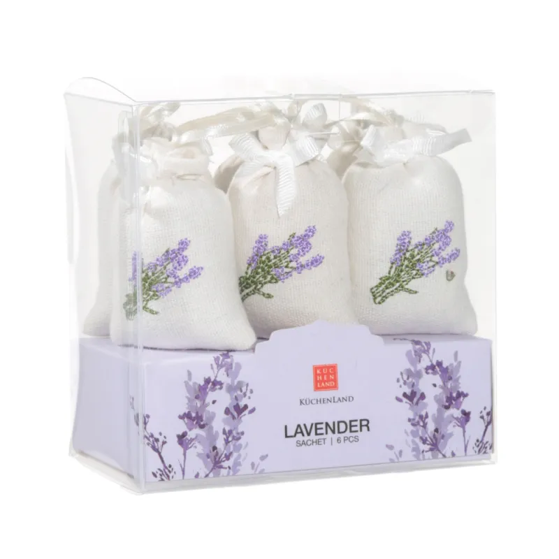 Scented sachet, 6 pcs, Lavender , image-1