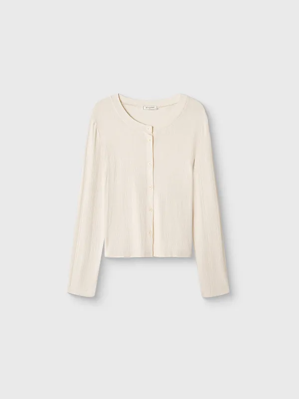 Women's cardigan, homewear, size L, modal / viscose / elastane, yellow, Dirona, image-4