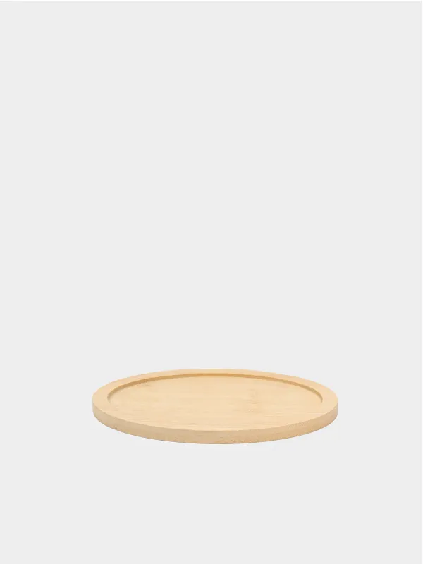 Frying pan, 18 cm, on a stand, with handles, cast iron / bamboo, oval, black, Authentic, image-3