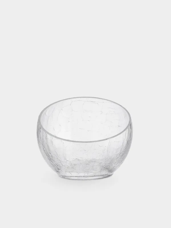 Candy bowl, 12x15 cm, glass, Craquelure, Ice, image-3