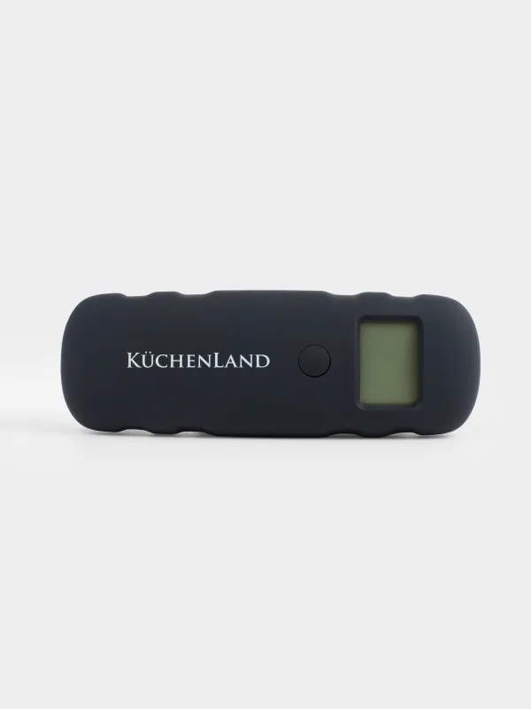 Luggage scale, 12 cm, electronic, plastic, black, Travel