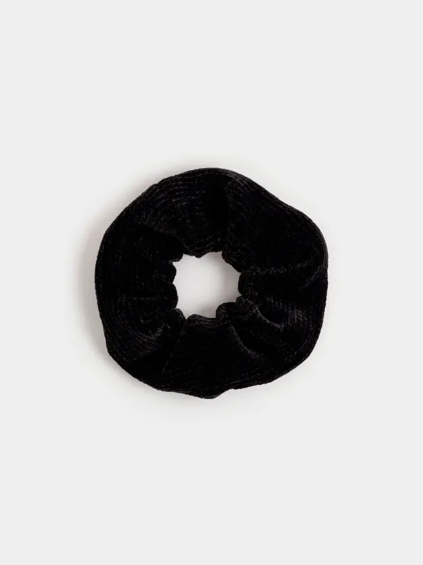 Hair bands, 4 cm, velvet, black, Hair velvet, image-0