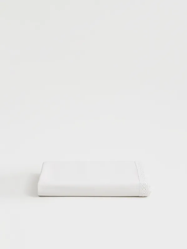 Tablecloth, 160x160 cm, with PU coating, polyester/viscose/linen, white, Lace, Comely lace, image-8