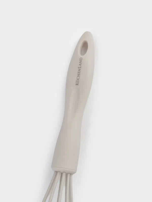 Whisk, 26 cm, silicone / plastic, beige, Benefit, image-4