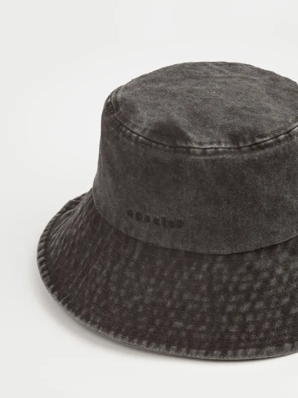 Panama hat, 57 cm, single size, cotton, black, Special, Shore, image-1