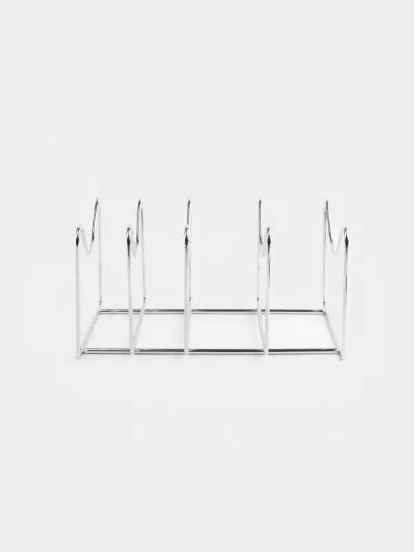 Stand-organizer for pans and lids, 16x25 cm, 4 otd, metal, Method, image-3