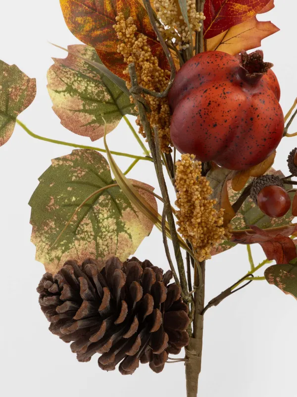 Decorative branch, 81 cm, foam/polyester, Autumn harvest, Forest symphony decor, image-2