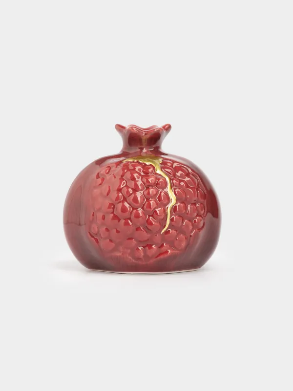 Salt or pepper container, 8 cm, ceramic, Burgundy, Pomegranate, Pomegranate, image-0