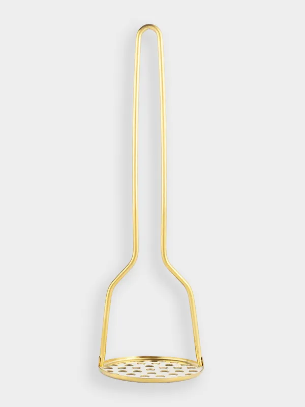 Puree press, 28 cm, steel, golden, Device gold, image-1