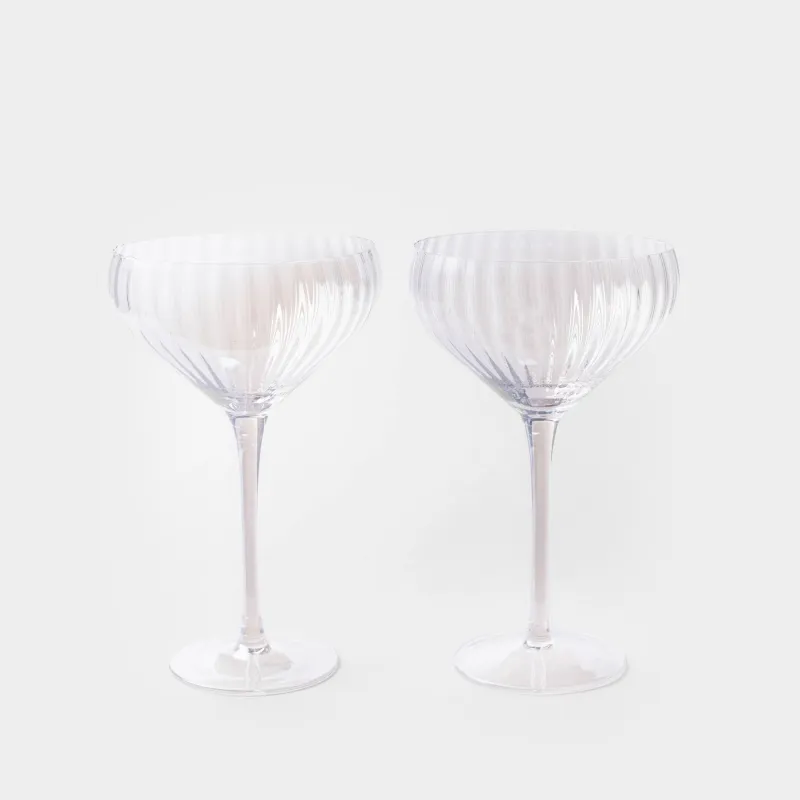Drinking glass, 320 ml, 2 pcs, glass, mother-of-pearl, Lombardy polar