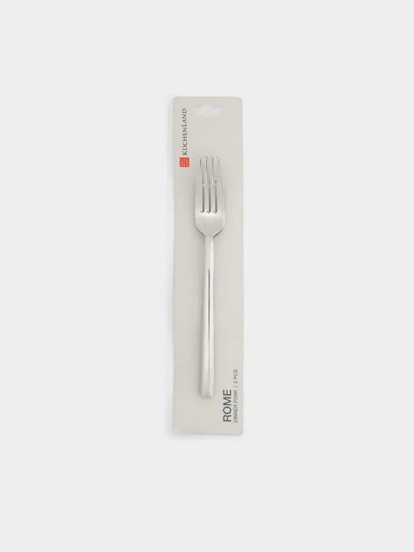 Dining fork, 2 pcs, steel, Rome, image-6
