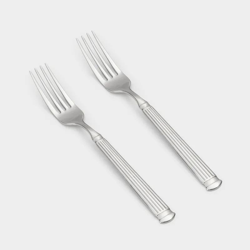Dining fork, 2 pcs, steel, Strips, Manresa