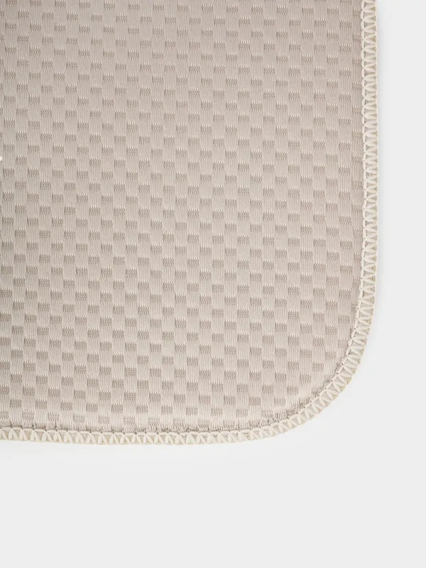 Dish drying mat, 24x44 cm, microfiber, grey-beige, Clean, image-3