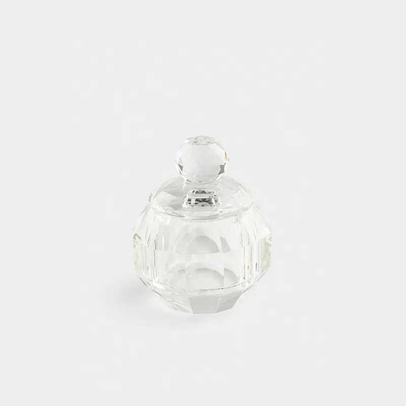 Jewelry box, 8x10 cm, crystal glass, Lux crystal