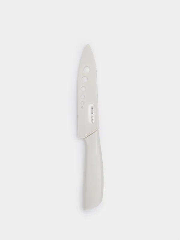 Slicing knife, 13 cm, with case, ceramic / plastic, milk, Regular, image-5