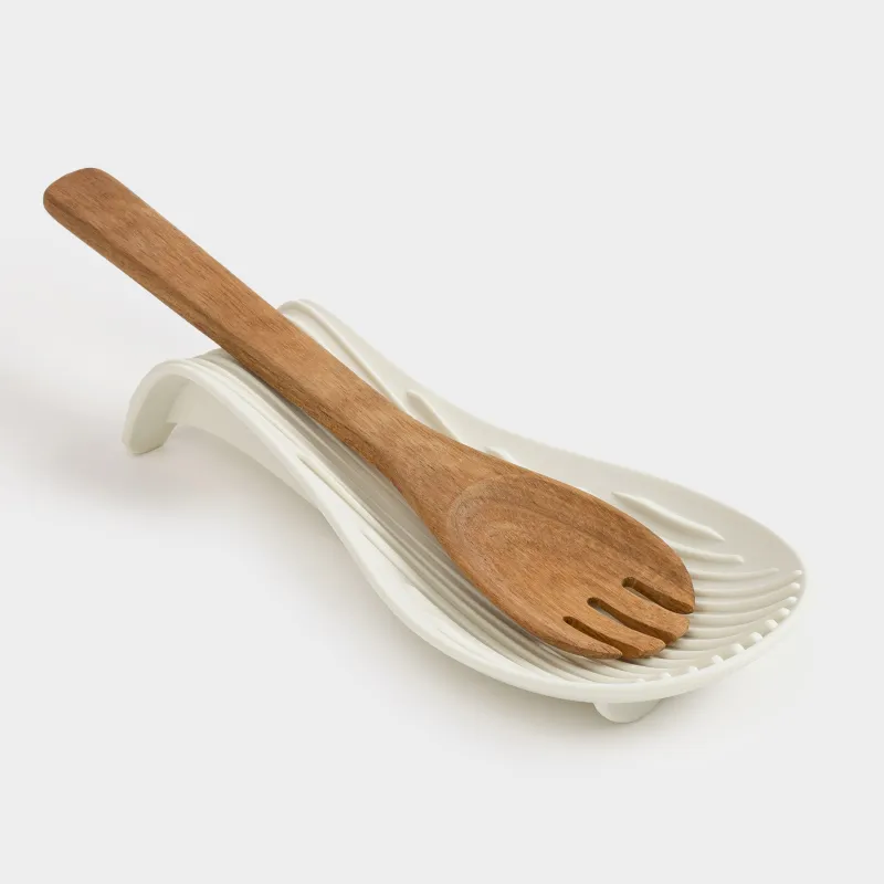 Spoon stand, 23 cm, silicone, beige, Wavelet, image-10