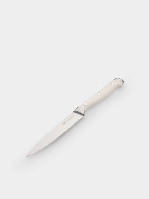 Slicing knife, 13 cm, steel / plastic, white, Solo white, image-1