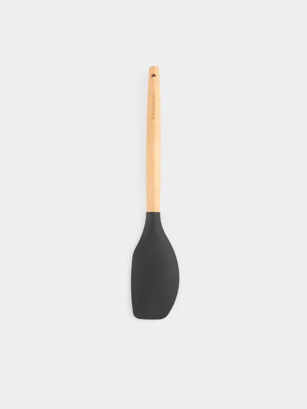 Spatula, 31 cm, silicone / wood, gray, Weekend, image-0