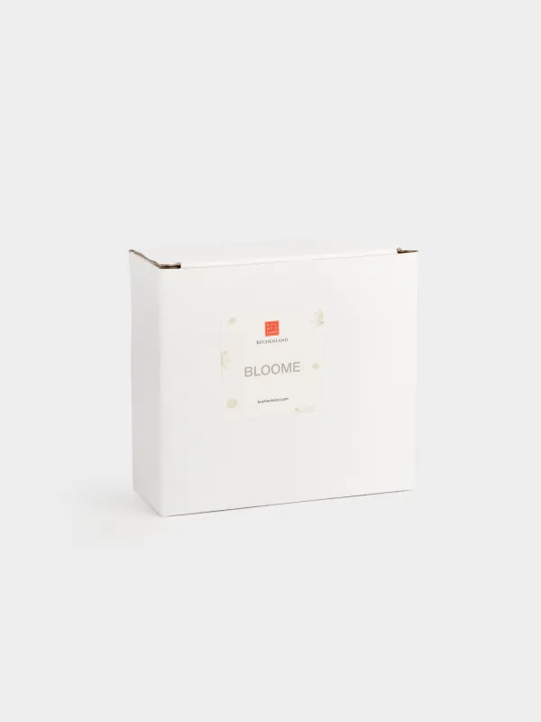 Candlestick, 11x5 cm, for a thin candle, Porcelain P, Green, Flower, Bloome, image-4