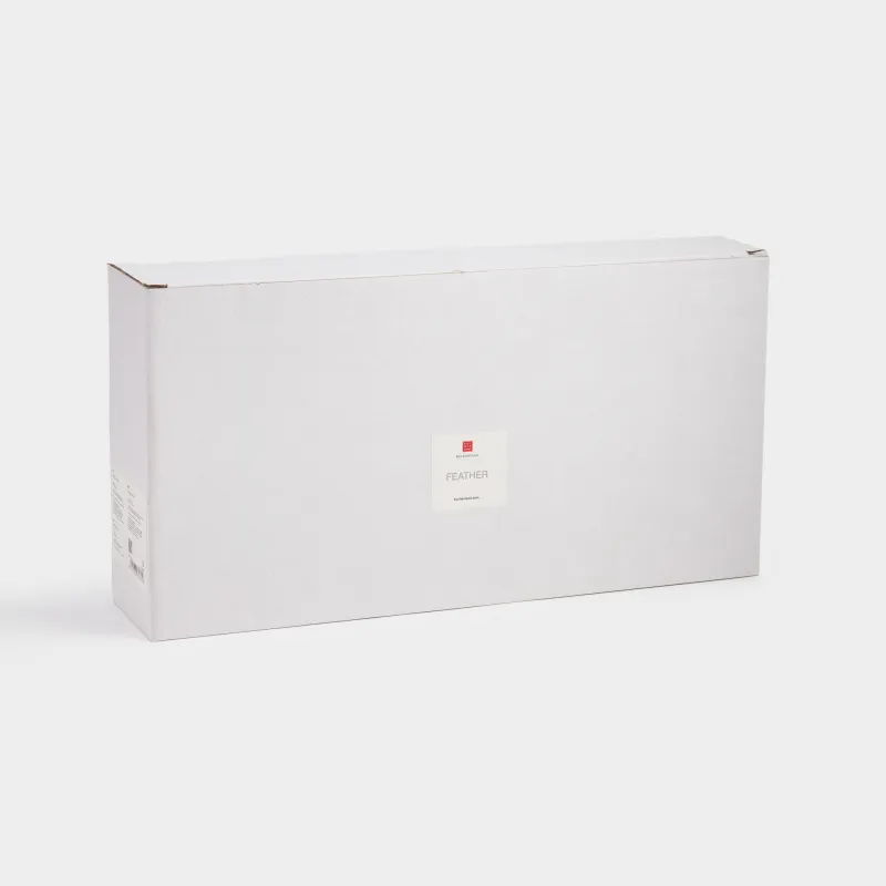 Decorative dish, 32x14 cm, polyresin, golden, Feather, Feather, image-5