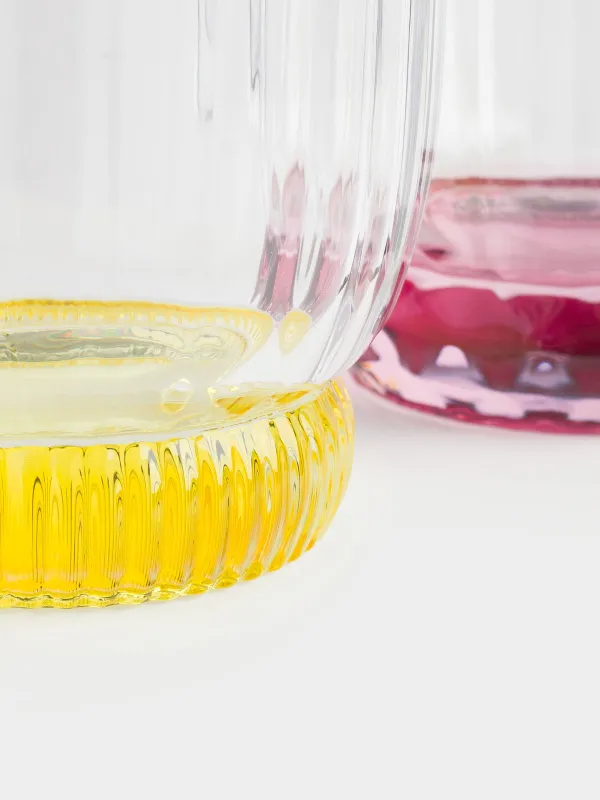 Glass, 9 cm, 280 ml, 4 pcs, glass, color mix, Mirabello color, image-3