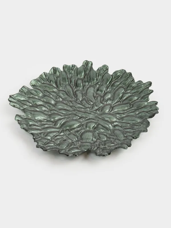 Dish, 33 cm, glass R, green, Pion color, image-0