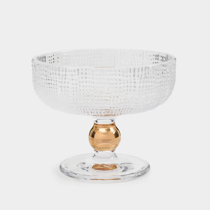 Cream bowl, 10 cm, 280 ml, glass R, Grain gold