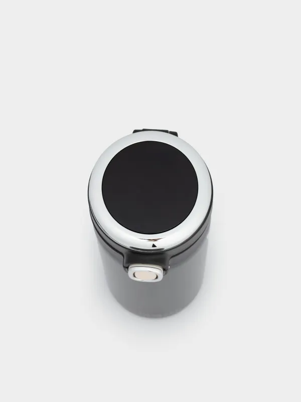 Thermocup, 380 ml, with thermometer, steel / plastic, black, Celsius, image-5