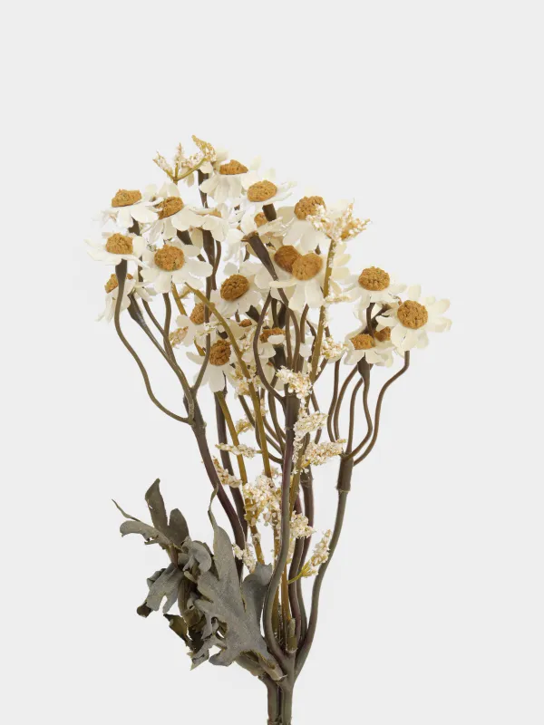 Decorative bouquet, 35 cm, plastic / metal, White daisies, Daisies, image-1