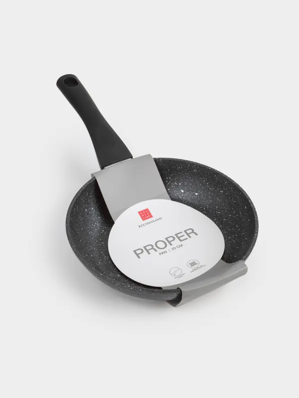 Frying pan, 20 cm, coated, aluminum, Proper, image-6