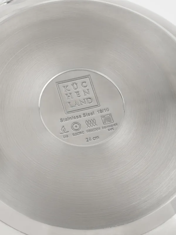 Frying Pan, 24 cm, steel, Silver Stone, image-9