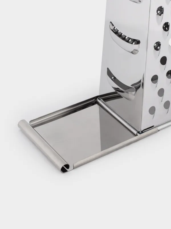 Grater, 24 cm, four-sided, black, Kitchen tools, image-2